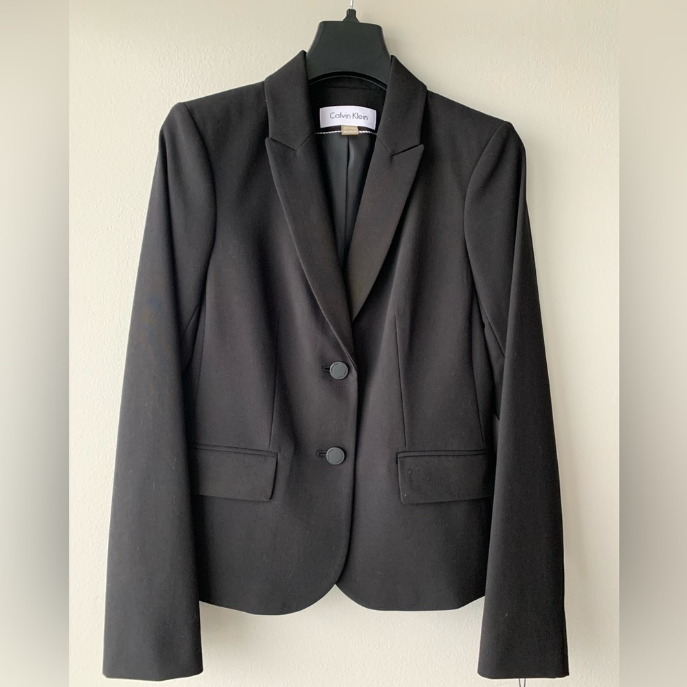 NWT Calvin Klein Petite Women’s Black Blazer